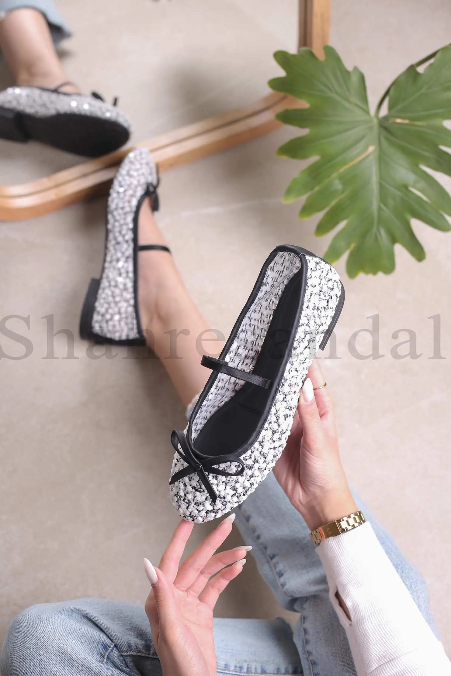 کفش کالج زنانه کد 6025