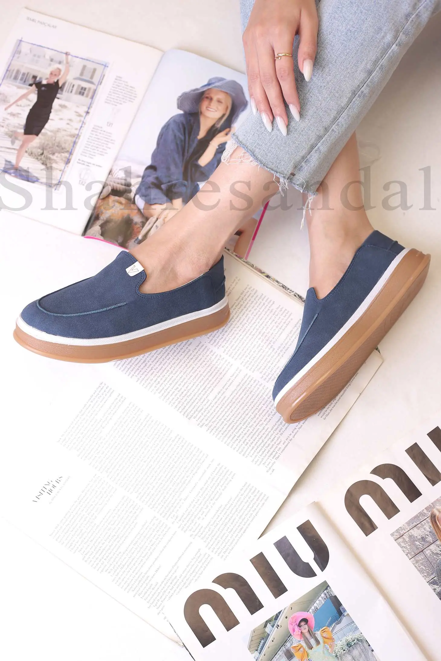 کفش کالج زنانه کد 7001