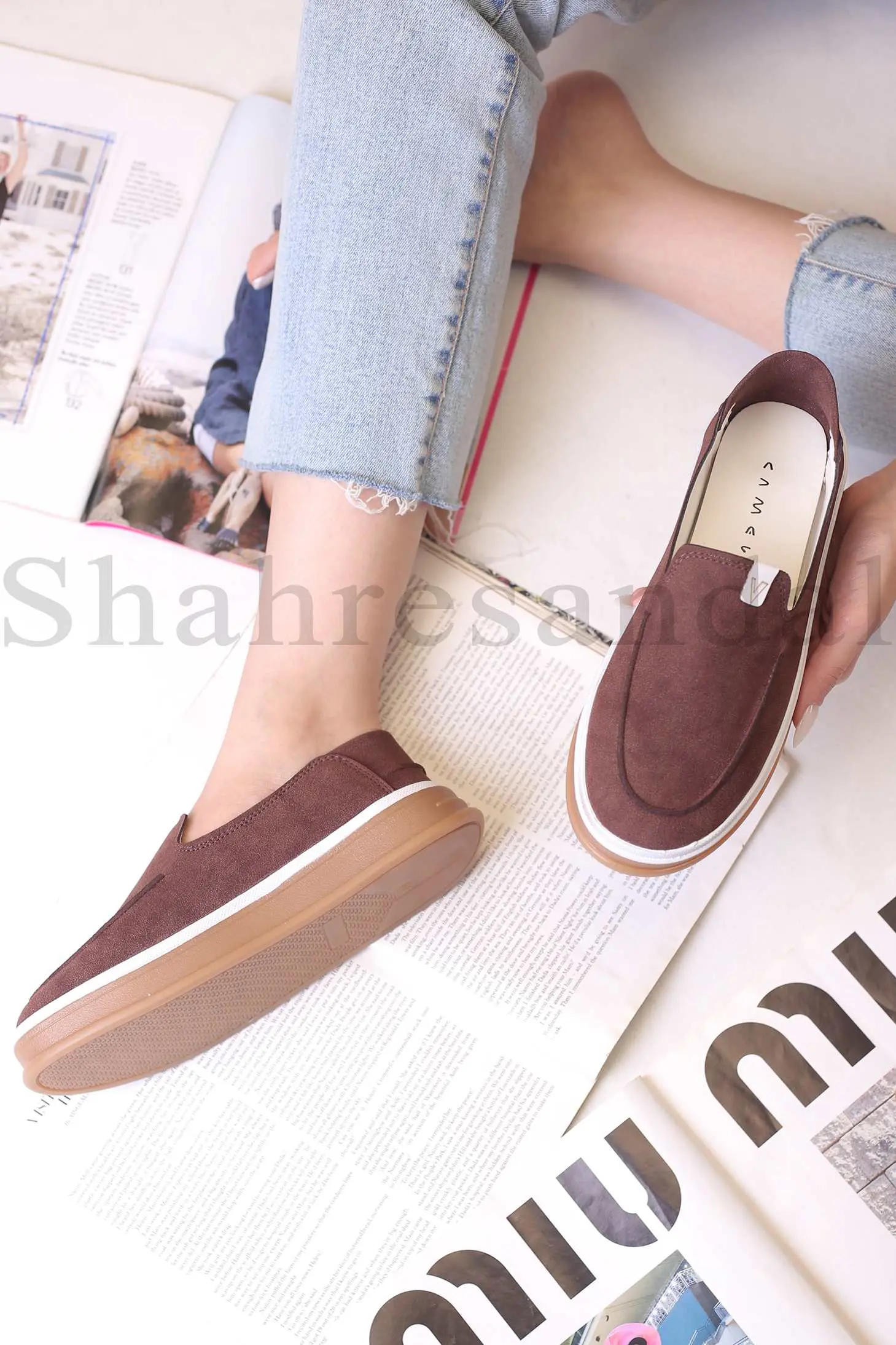 کفش کالج زنانه کد 7001