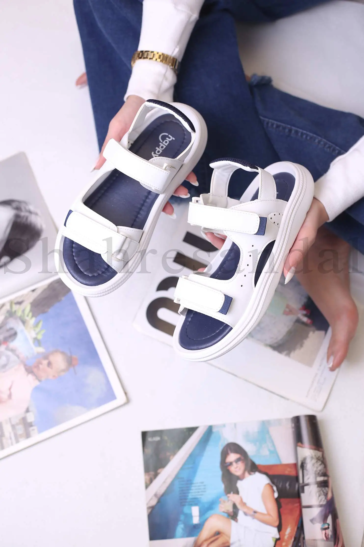 کفش صندل رکابدار زنانه توکا