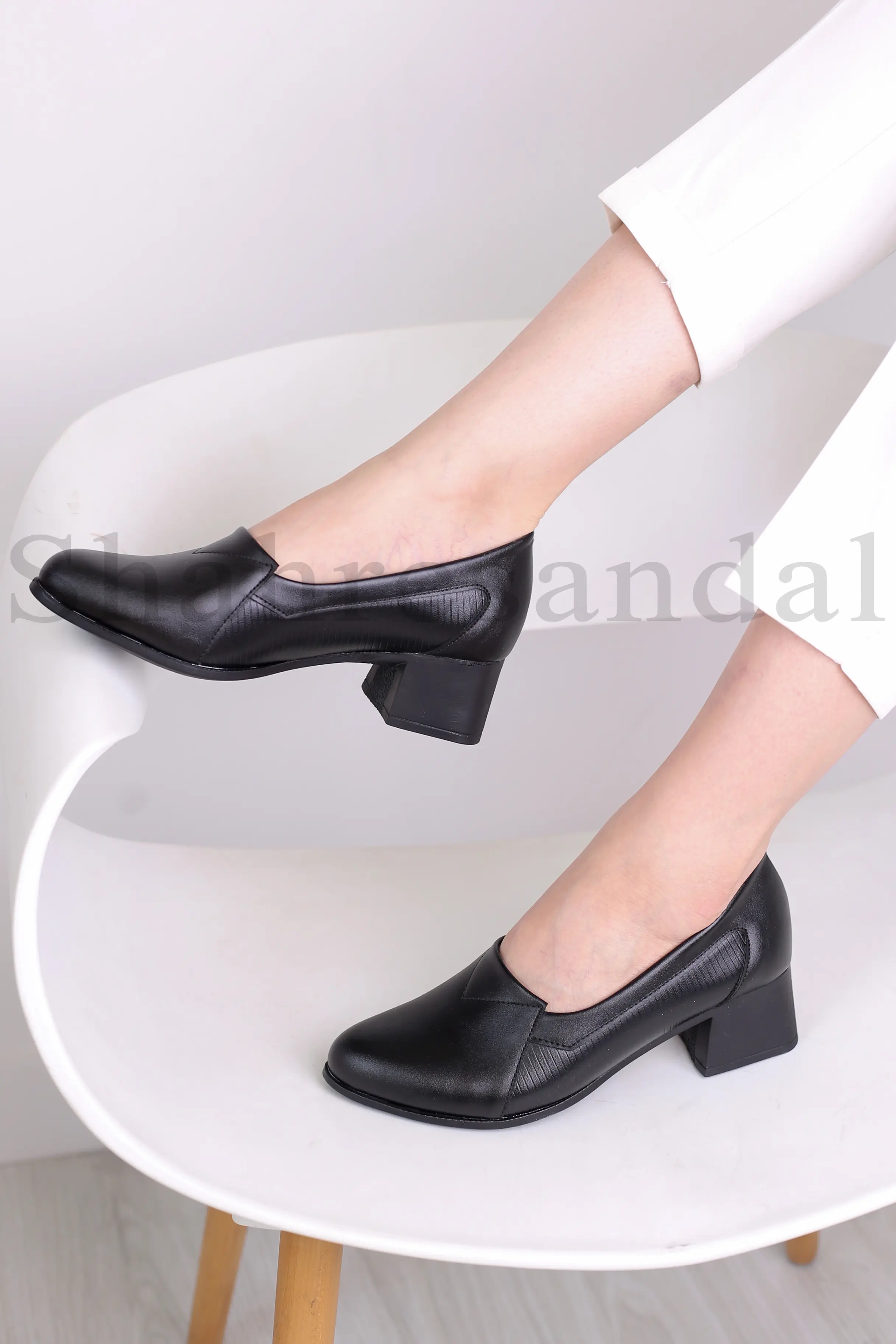 کفش پرسنلی پاشنه دار زنانه آلما