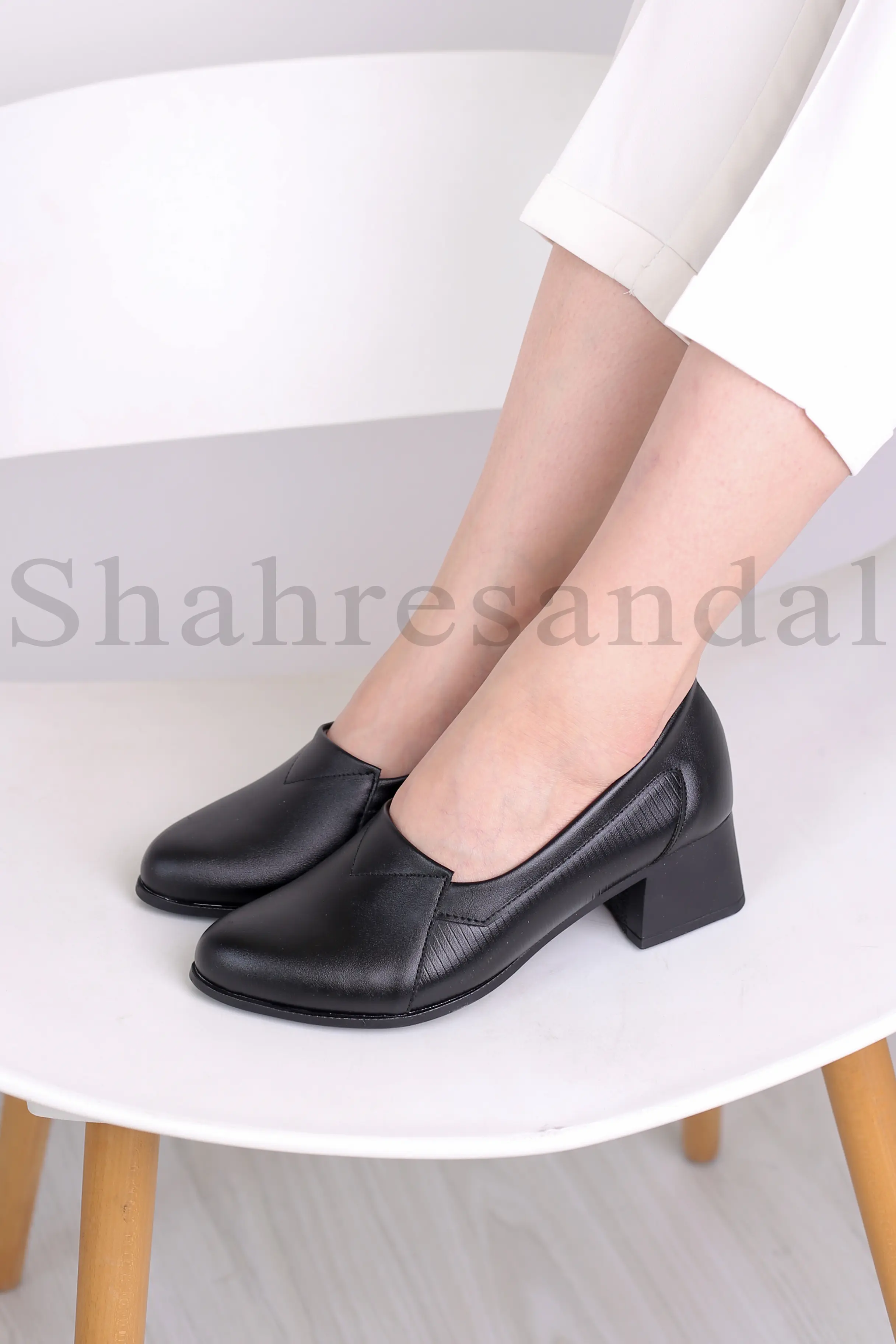 کفش پرسنلی پاشنه دار زنانه آلما