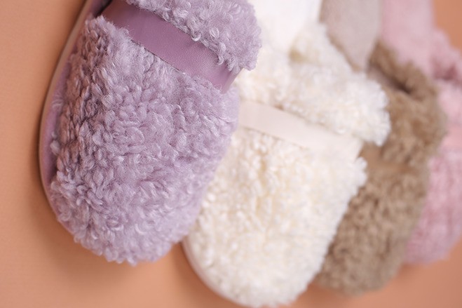 پاپوش جلو بسته زنانه ببعی پشمالو