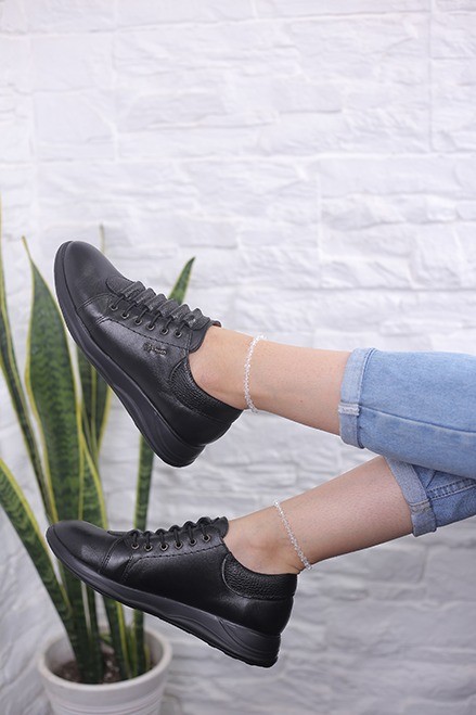 کفش چرم زنانه رزتی کد 322