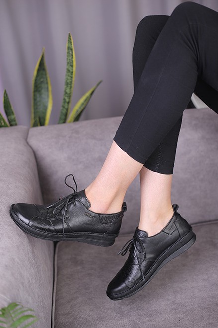 کفش چرم زنانه کد 306