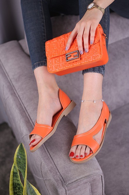 کفش صندل زنانه رومی فلت