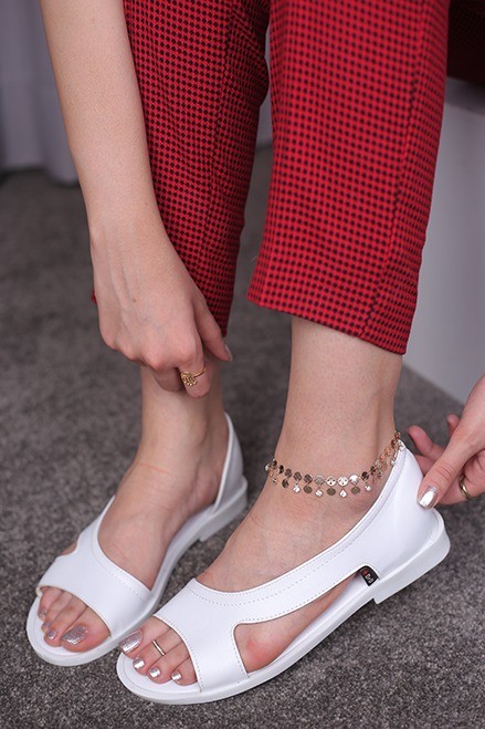 کفش صندل زنانه رومی فلت