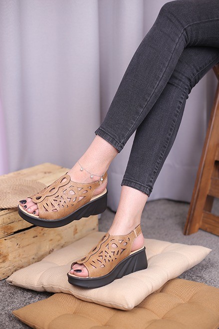 کفش صندل زنانه پلاک صدف