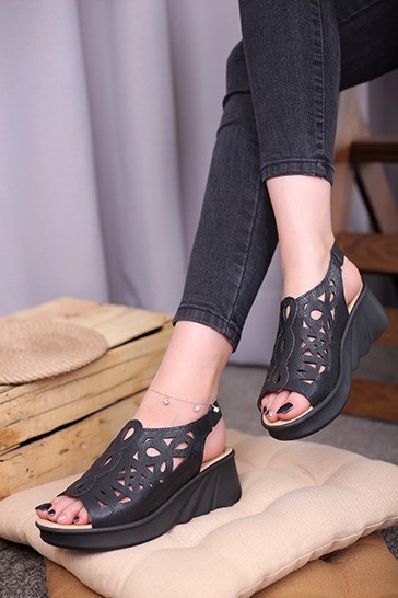 کفش صندل زنانه پلاک صدف