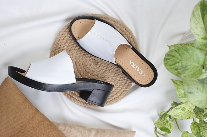 کفش صندل روفرشی زنانه چرمی کد20