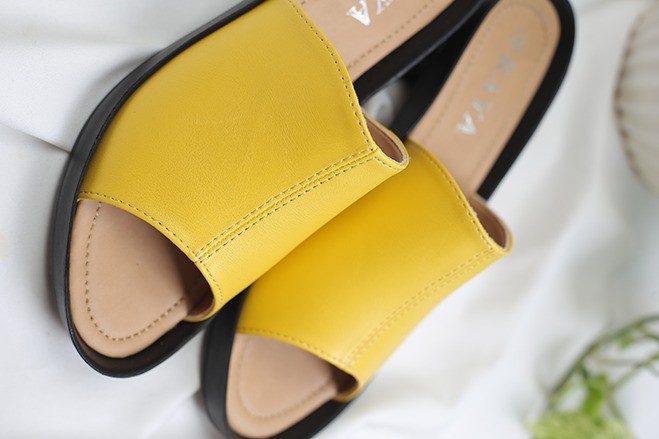 کفش صندل روفرشی زنانه چرمی کد20