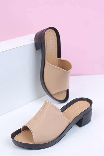 کفش صندل روفرشی زنانه چرمی کد20