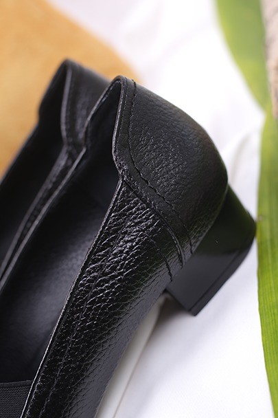 کفش چرم پرسنلی زنانه کد223