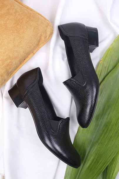 کفش چرم پرسنلی زنانه کد223