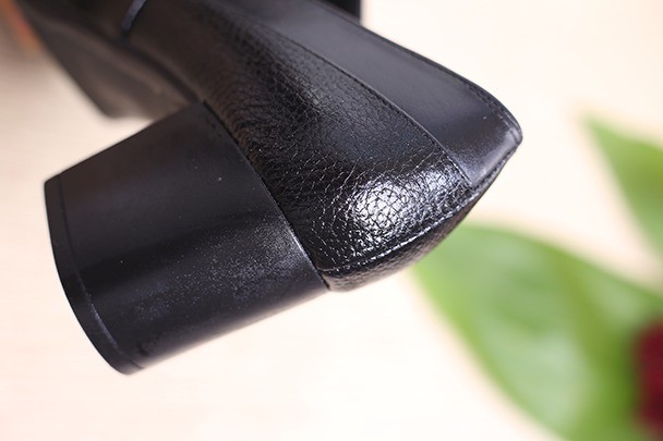 کفش چرم پرسنلی زنانه سه تیکه کد412