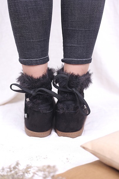 کفش نیم بوت زنانه پشت بندی