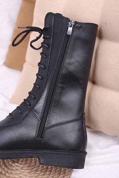 کفش بوت چرم زنانه اسکویرل