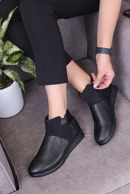 کفش نیم بوت زنانه توتی