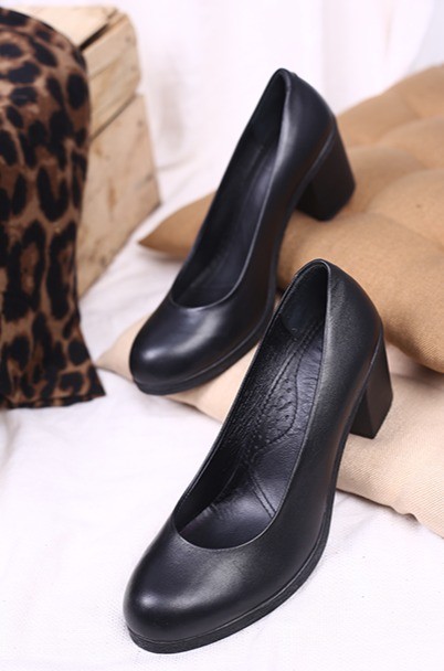 کفش چرمی پرسنلی زنانه لودوشکا صابری