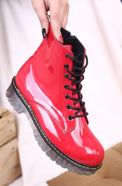 نیم بوت ورنی زنانه بالن