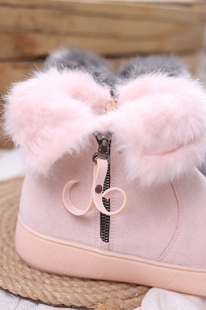 نیم بوت زنانه K خزدار