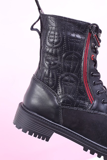 نیم بوت زنانه گلدوزی