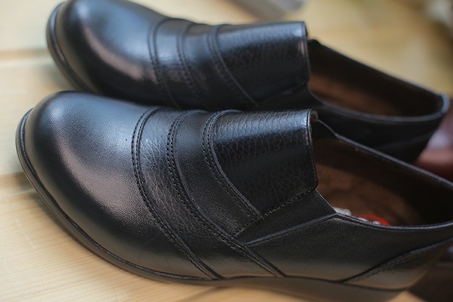 کفش چرم پرسنلی زنانه کد899