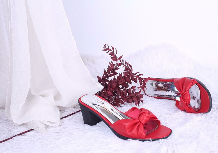 کفش صندل روفرشی زنانه گلایل