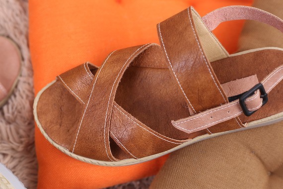 کفش صندل تابستانی زنانه ضربدری صابری