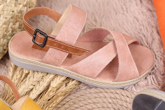 کفش صندل تابستانی زنانه ضربدری صابری