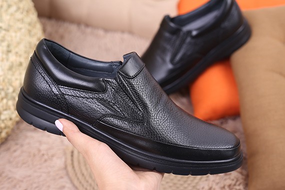 کفش چرم مردانه طبی کلارک صباغی