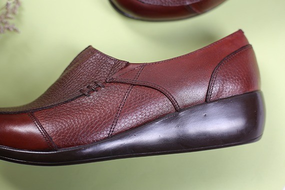 کفش چرم پرسنلی زنانه کد977