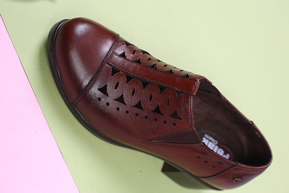 کفش چرم پرسنلی زنانه 835