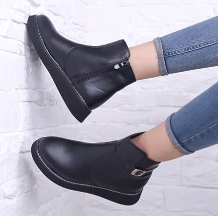 نیم بوت زنانه پی یو بی بند