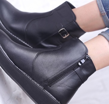 نیم بوت زنانه پی یو بی بند