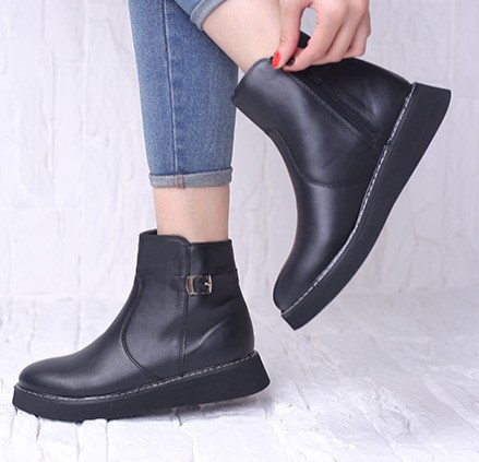 نیم بوت زنانه پی یو بی بند