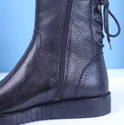 کفش بوت چرم زنانه کابانی