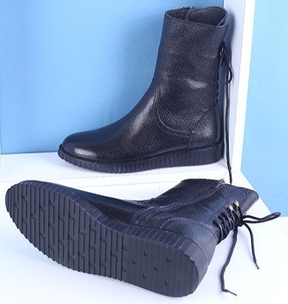 کفش بوت چرم زنانه کابانی