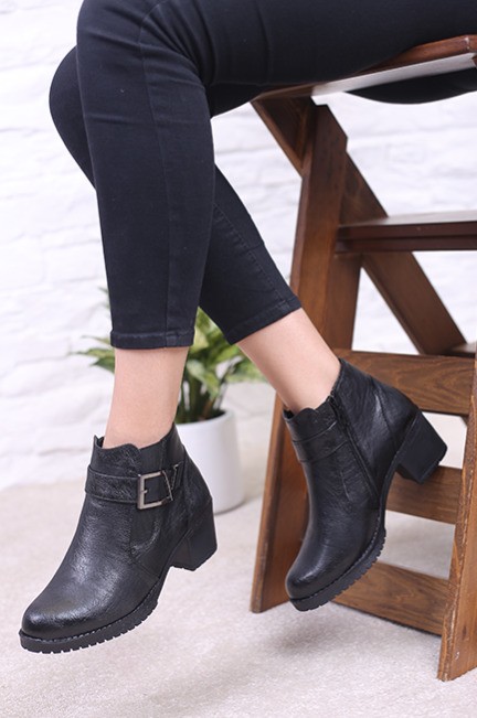 نیم بوت زنانه ال وی پاشنه دار