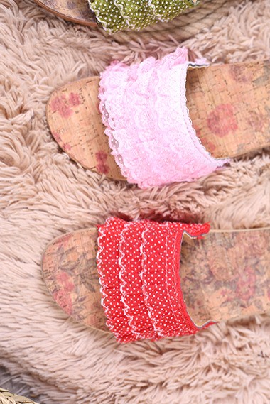 کفش صندل زنانه روفرشی پلیسه ای