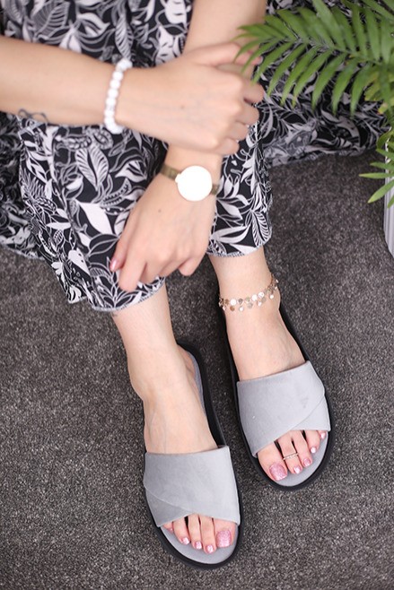 کفش صندل زنانه پاکتی جیر