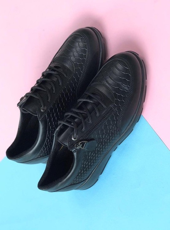 کفش اسپرت زنانه هوتیک بندی پوست ماری