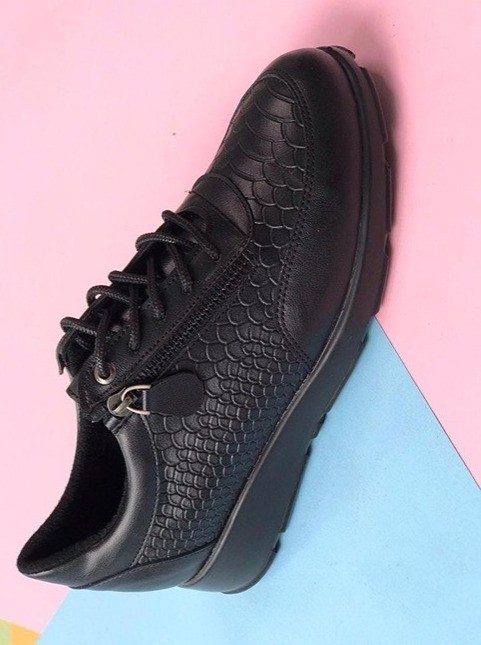 کفش اسپرت زنانه هوتیک بندی پوست ماری