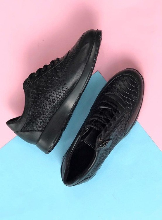 کفش اسپرت زنانه هوتیک بندی پوست ماری