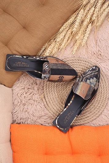 کفش صندل روفرشی زنانه ترمه