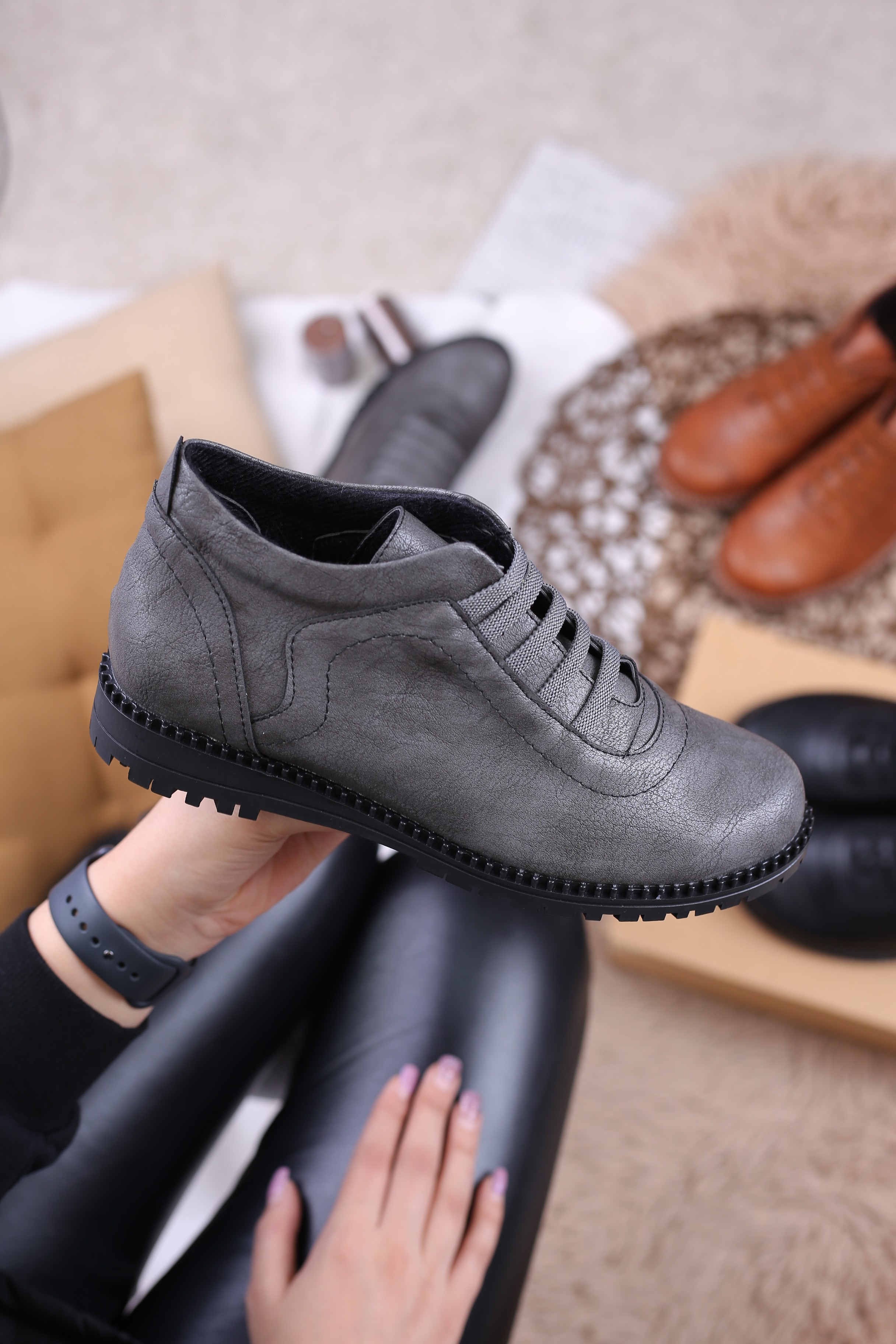 نیم بوت زنانه پنج کش