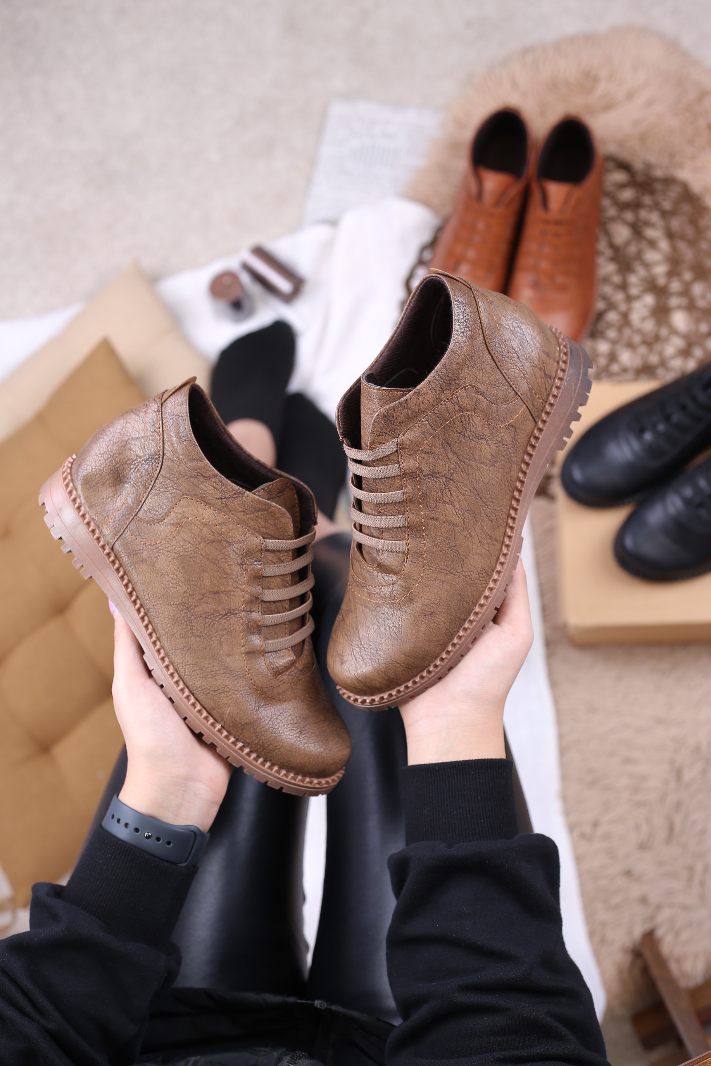 نیم بوت زنانه پنج کش