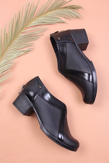 کفش پرسنلی زنانه GR پشت زیپ