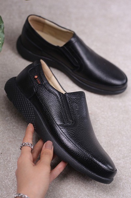 کفش چرم مردانه طبی کد 20