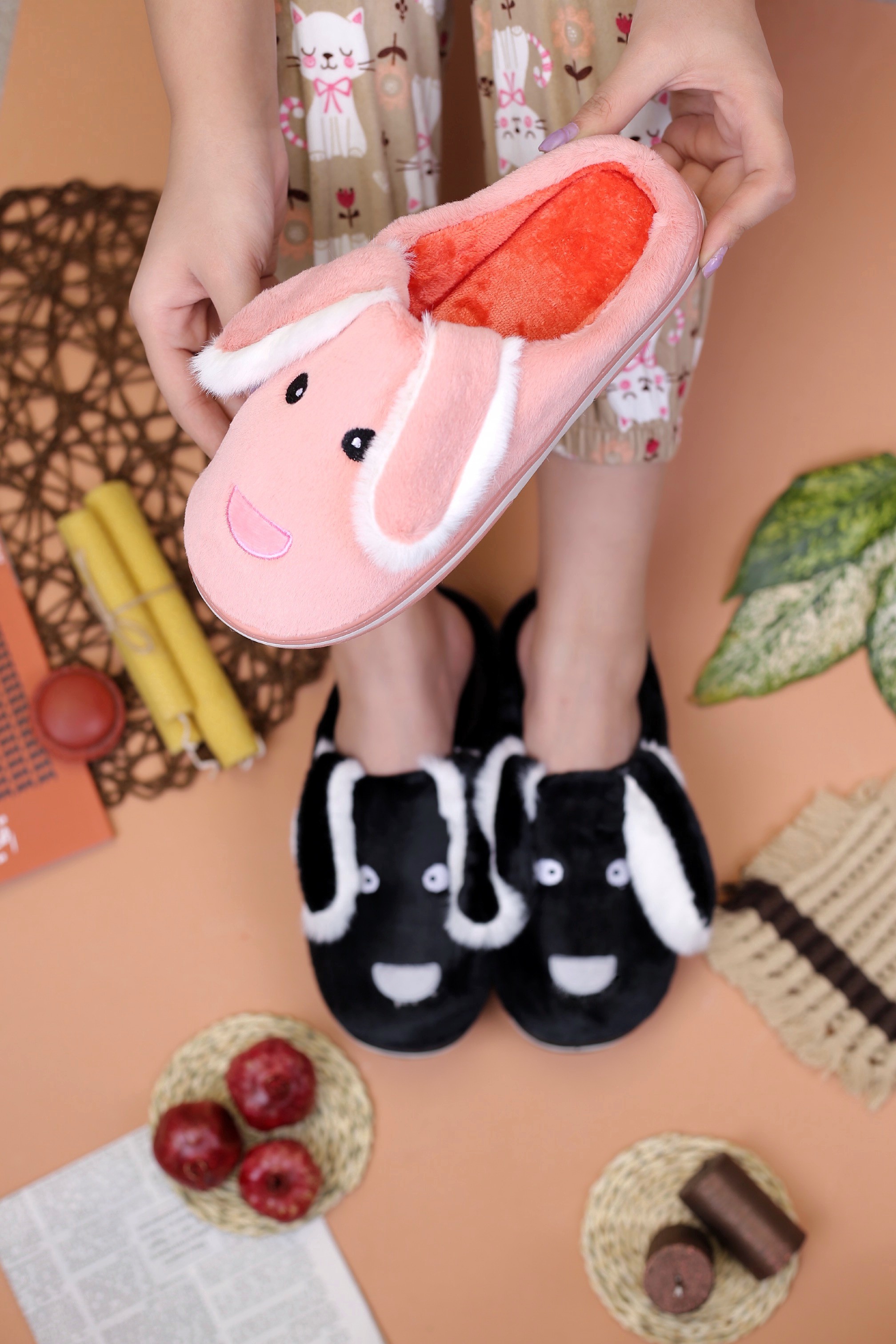 پاپوش زنانه راحتی سگ گوش دراز